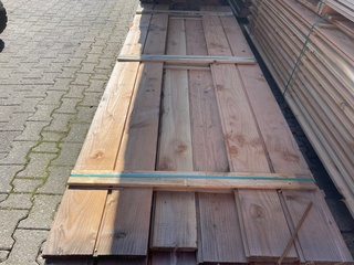 Ca. 44x Douglas Zweeds Rabat, 21x190mm, lengte 300cm